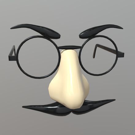 Novelty Glasses - low poly PBR 3d model