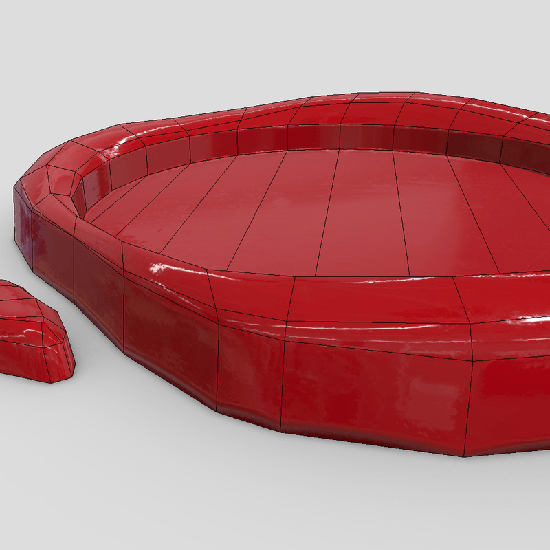 Wax Seal 3 - low poly PBR 3d model