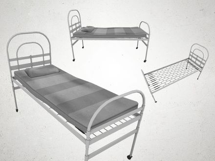 CC0 - Bed low poly 3d model