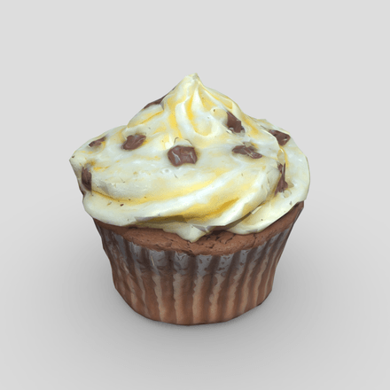 Cupcake - low poly PBR 3d model