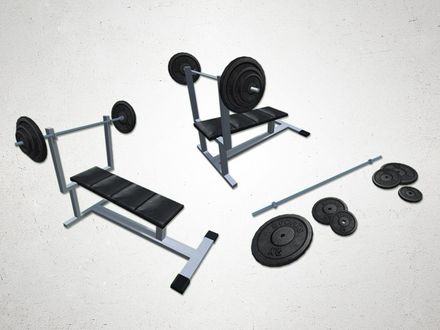 Press Bench - 3D Model