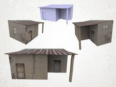 Shanty decor - 3D Model