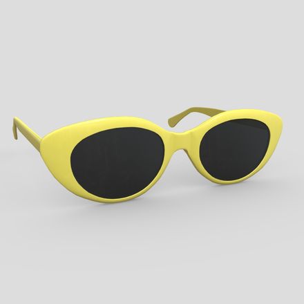 Sunglasses 2 - low poly PBR 3d model