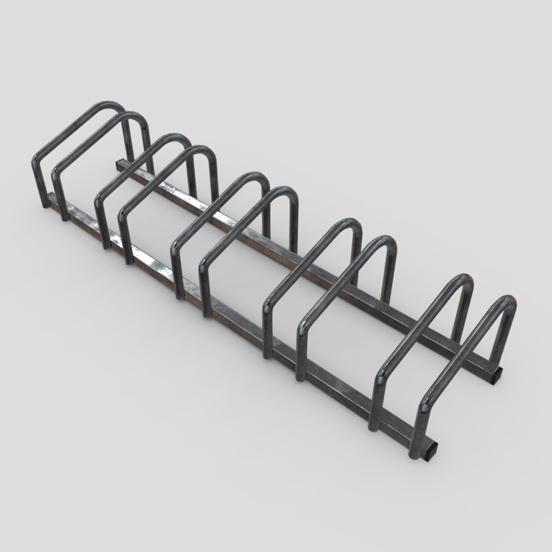 Bicycle Stand 3 - low poly PBR 3d model