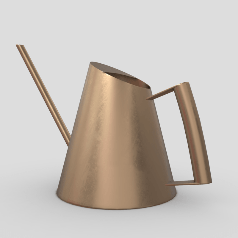 Watering Can 3 - low poly PBR 3d model