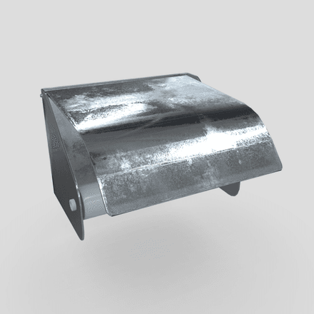 Toilet Roll Holder 6 - low poly PBR 3d model