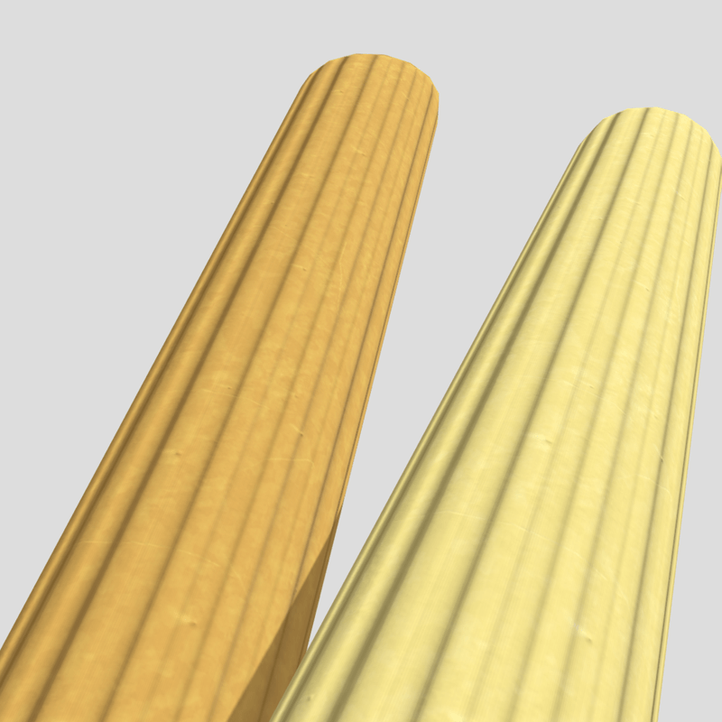 Pasta Penne - low poly PBR 3d model
