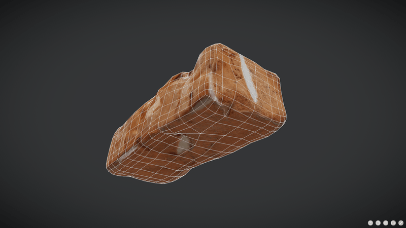 Brick 3 - low poly PBR 3d model