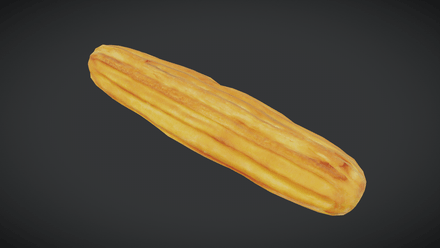 Churro - low poly PBR 3d model