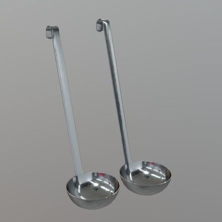 Ladle - low poly PBR 3d model