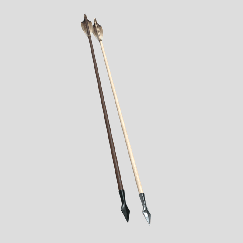 Wooden Arrow 1 - low poly PBR 3d model