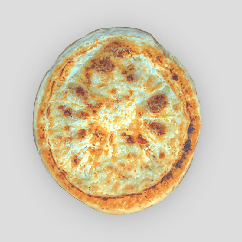 Flatbread 3 - low poly PBR 3d model