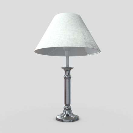 Table Lamp 6 - low poly PBR 3d model