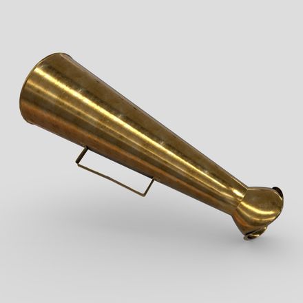 Megaphone - low poly PBR 3d model