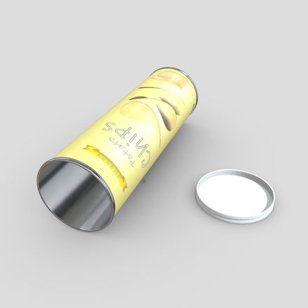 Potato Chipe Tube 5 - low poly PBR 3d model