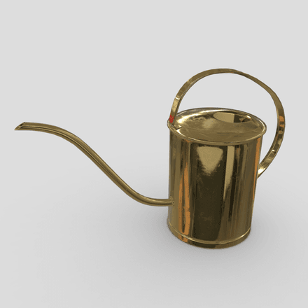 Watering Can 5 - low poly PBR 3d model