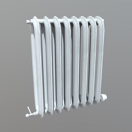 Radiator - low poly PBR 3d model