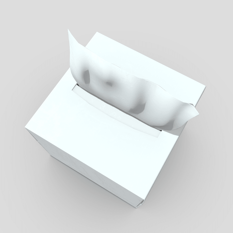 CC0 - Tissue Box - low poly PBR 3d model
