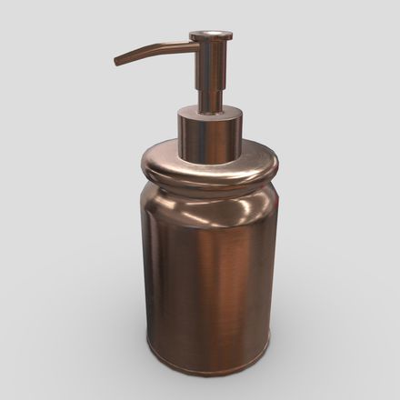 Soap Dispenser 4 - low poly PBR 3d model