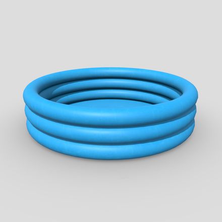 CC0 - Inflatable Pool - low poly PBR 3d model