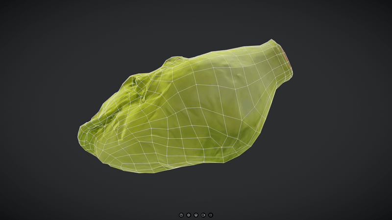 Lettuce - low poly PBR 3d model