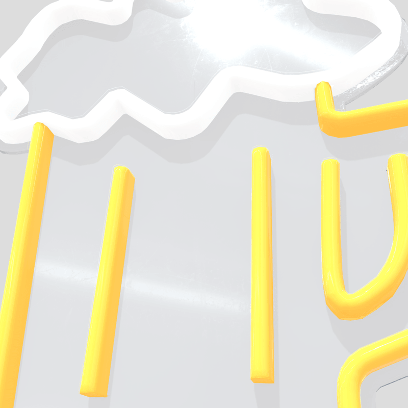 Neon Sign Beer - low poly PBR 3d model