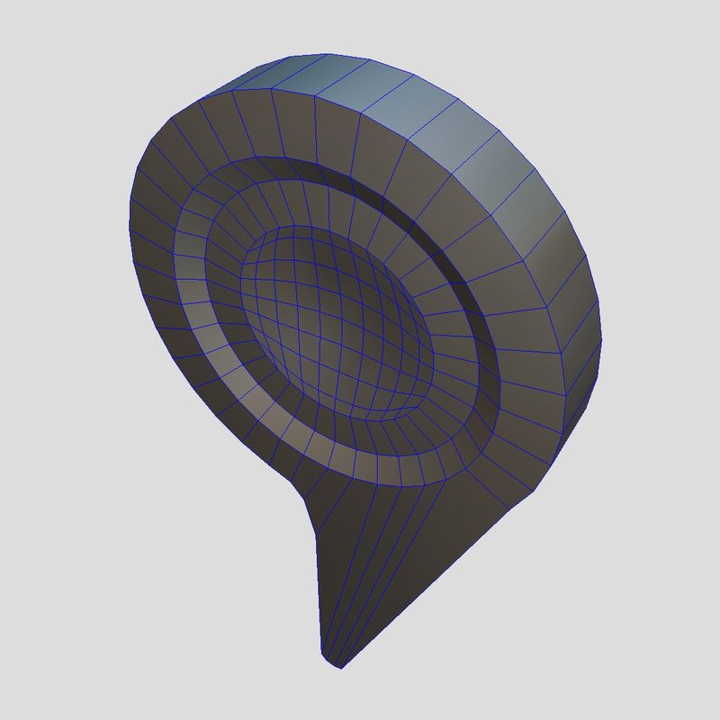 Map Pointer 5 - low poly PBR 3d model
