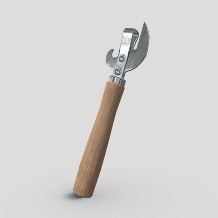 Can Opener - low poly PBR 3d model