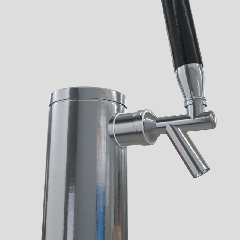 CC0 - Beer Tap - low poly PBR 3d model