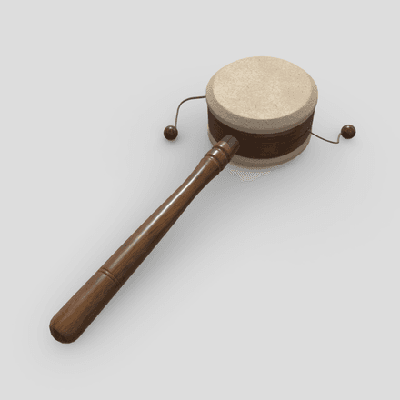 Twist Drum - low poly PBR 3d model