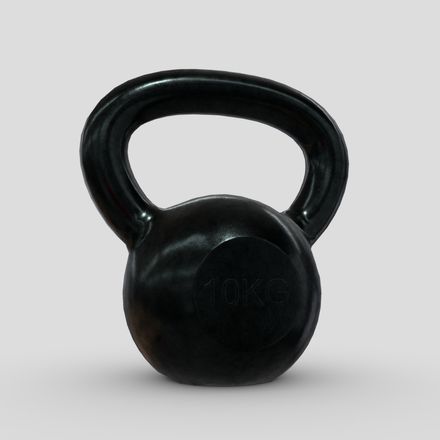 CC0 - Kettlebell - low poly PBR 3d model