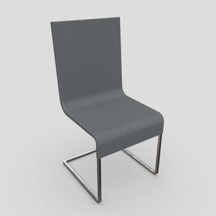 Chair 4 - low poly PBR 3d model