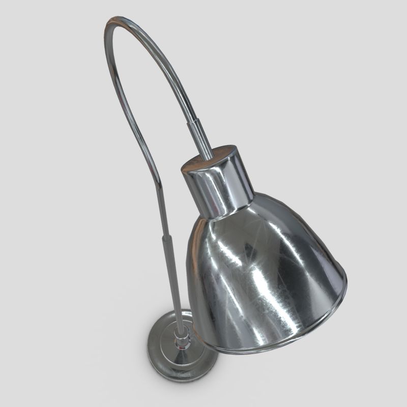 Standing Lamp 4 - low poly PBR 3d model