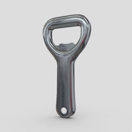 Bottle Opener 3 - low poly PBR 3d model