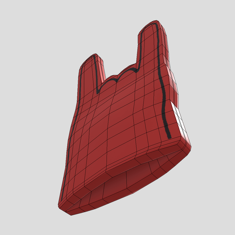Foam Finger 3 - low poly PBR 3d model