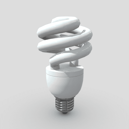 Light Bulb 5 - low poly PBR 3d model