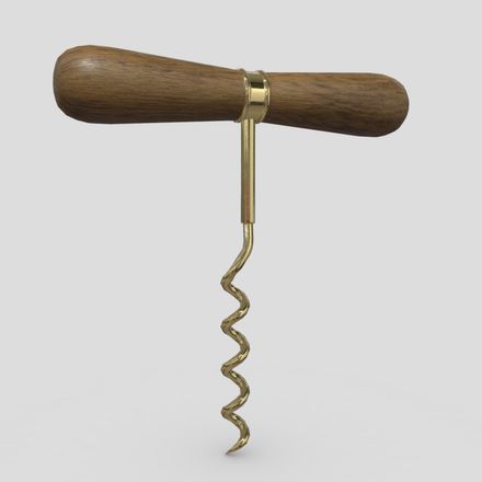 Corkscrew 2 - low poly PBR 3d model