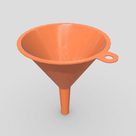 Funnel 2 - low poly PBR 3d model