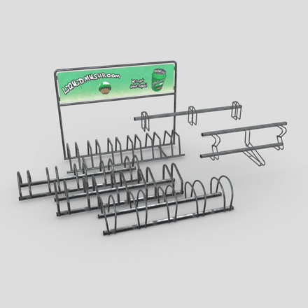 Bicycle Stand Pack - low poly PBR 3d model