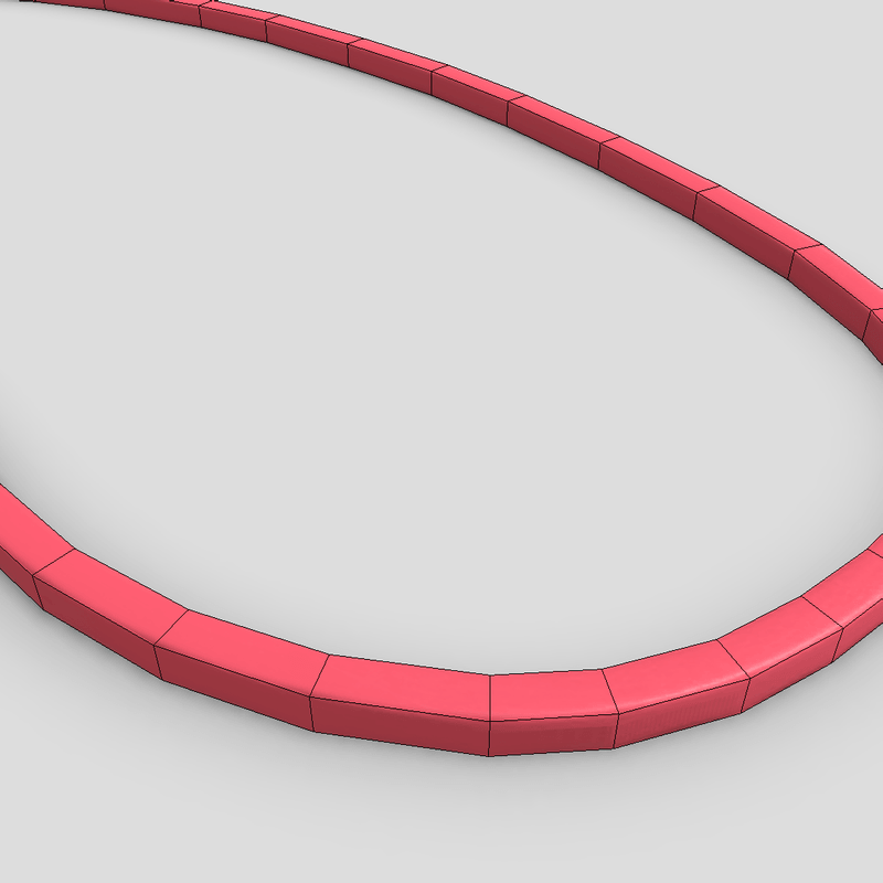CC0 - Rubber Band - low poly PBR 3d model