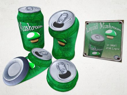 Beverage Can Set - 3D Model