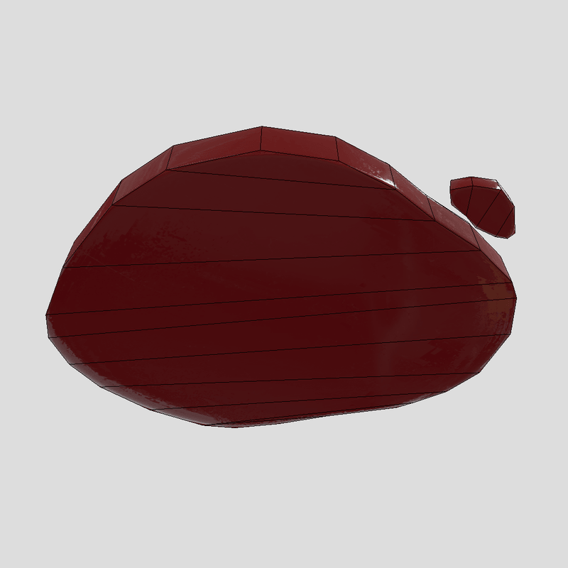 Wax Seal 3 - low poly PBR 3d model