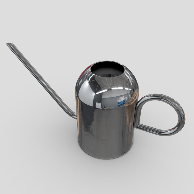 CC0 - Watering Can 6 - low poly PBR 3d model