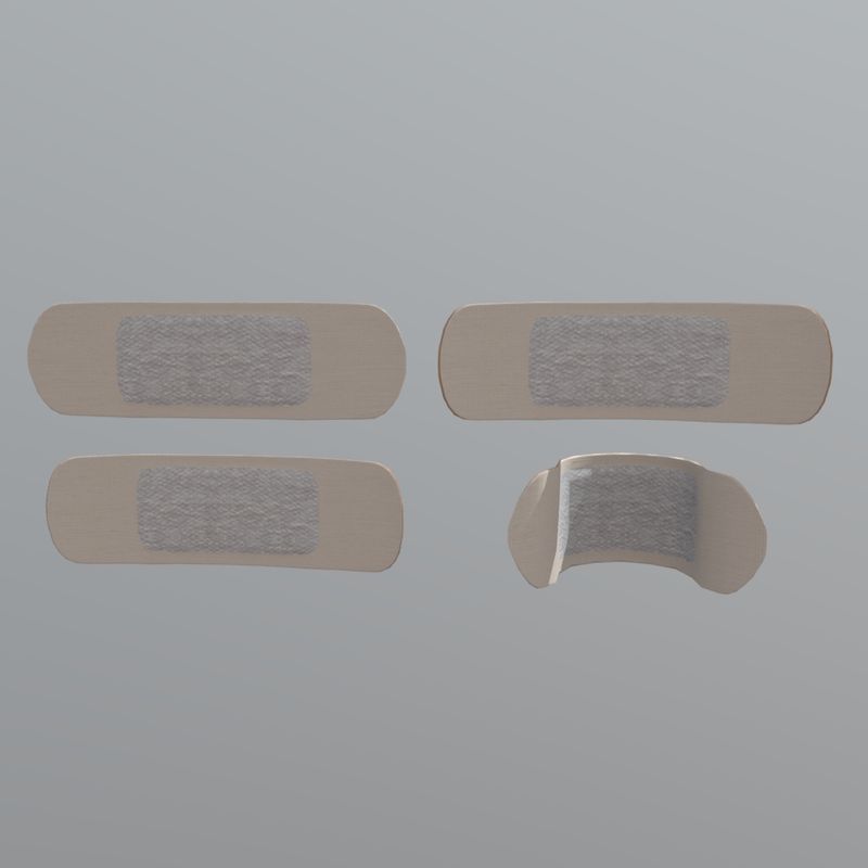 Sticking Plaster - low poly PBR 3d model