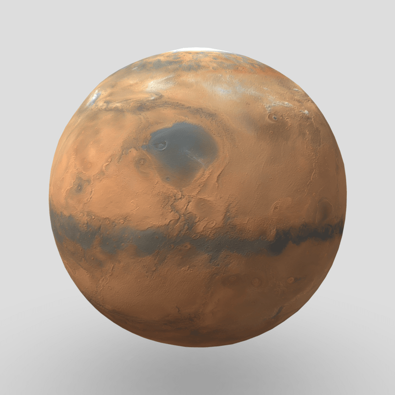 Planet - low poly PBR 3d model