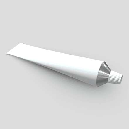 Paste Tube - low poly PBR 3d model