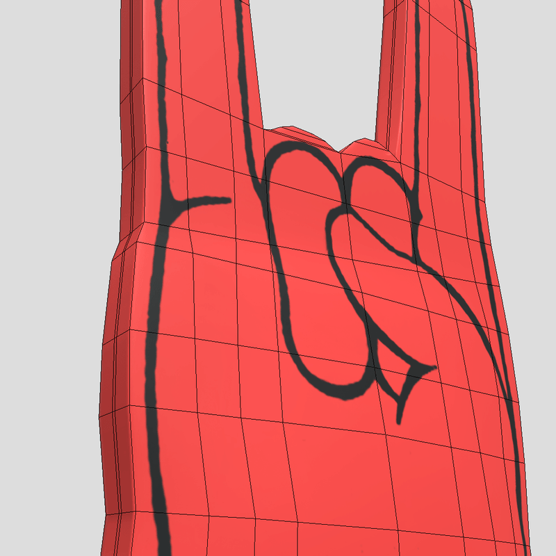 Foam Finger 3 - low poly PBR 3d model