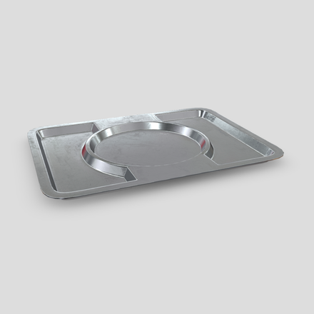 Tray 2 - low poly PBR 3d model