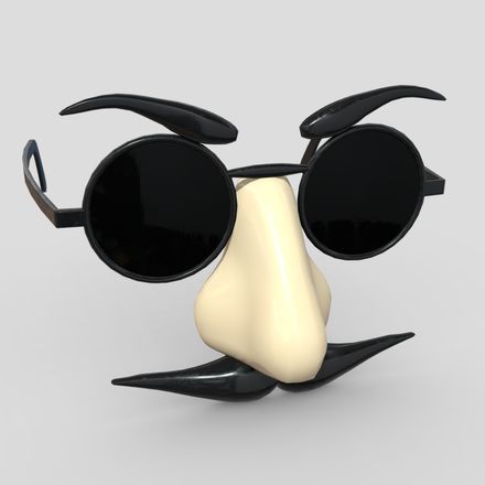 Novelty Sunglasses - low poly PBR 3d model