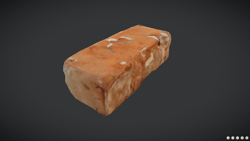 Brick 3 - low poly PBR 3d model